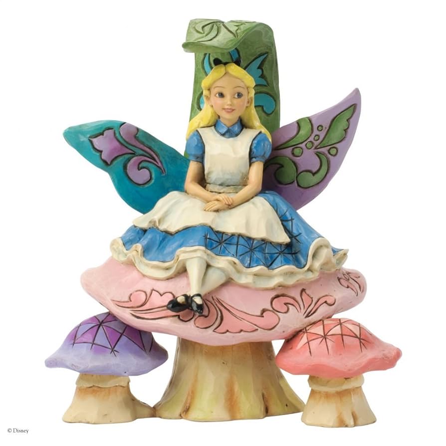 ディズニー トラディション マッシュルームのアリス 6.5インチ Amazon.co.jp: Jim Shore Enesco ディズニー トラディション