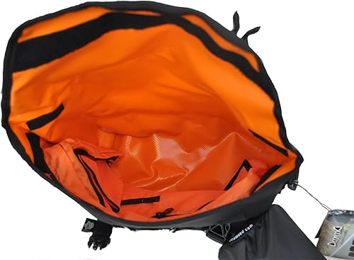 Miniatura 5 de DEEMEED Bolsa de manillar de motocicleta, hecha de cordura impermeable, bolsa de herramientas, bolsa de suspensión de apehanger de motocicleta