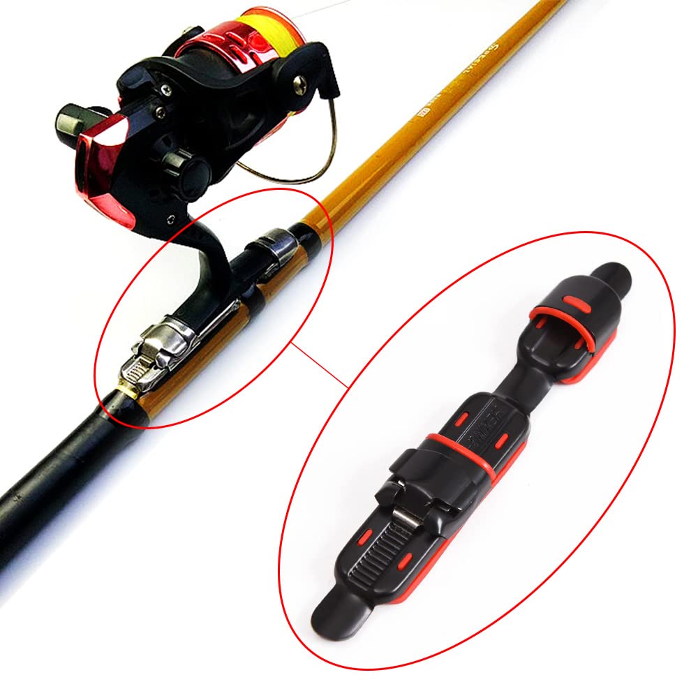 Namvo 2 Pcs Adjustable Stainless Steel Fishing Reel Holder Fishing Reel