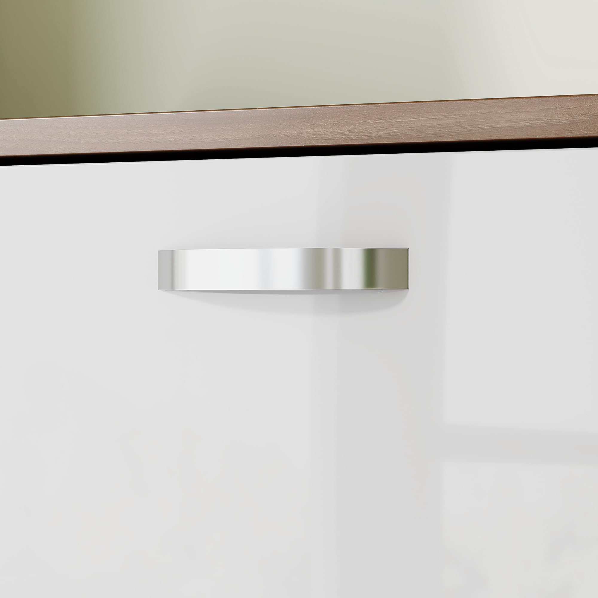 HOMCOM Scarpiera Slim Salvaspazio a 5 Livelli per 30 Paia max con 2 Ripiani per Livello, Mobile Portascarpe in MDF, 60x28x189 cm, Bianco e Marrone