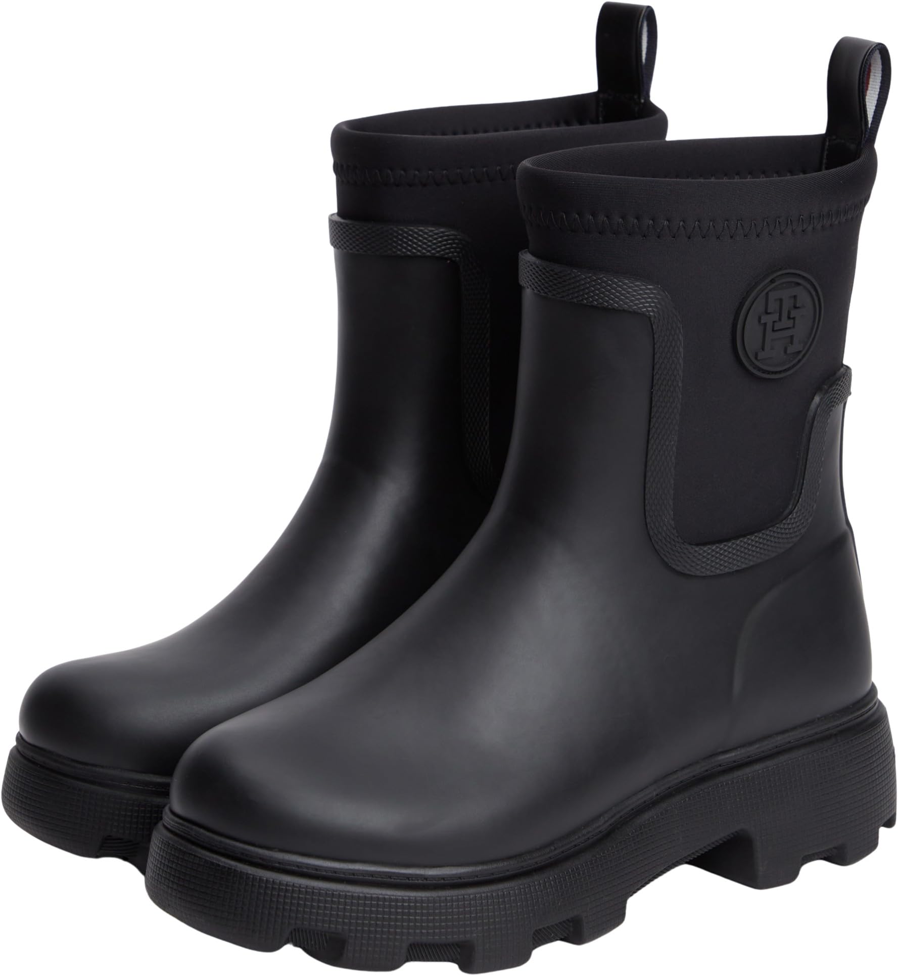 Tommy Hilfiger Th Stamp Warm Ankle Rain Boot Fw0fw09544 Stivali da pioggiaDonna