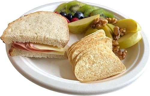 Miniatura 2 de Cuencos blancos grandes 100% compostables 32 onzas, 100 unidades Cuencos desechables a granel resistentes  Cuencos reciclables ecológicos