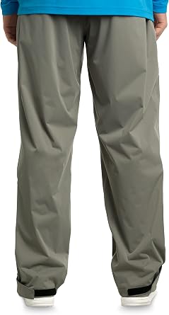 Whitewater Fishing Mens Packable Rain Pants, Lightweight Waterproof Rain Gear
