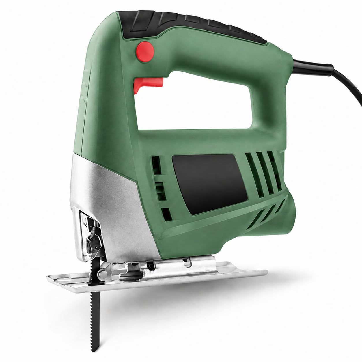 KOMBO - Scie Sauteuse avec 1 Lame, 400W - 230V, 3000 tours/min - Scie Sauteuse pour Bois et Bricolage, Coupe Précise, Poignée Ergonomique