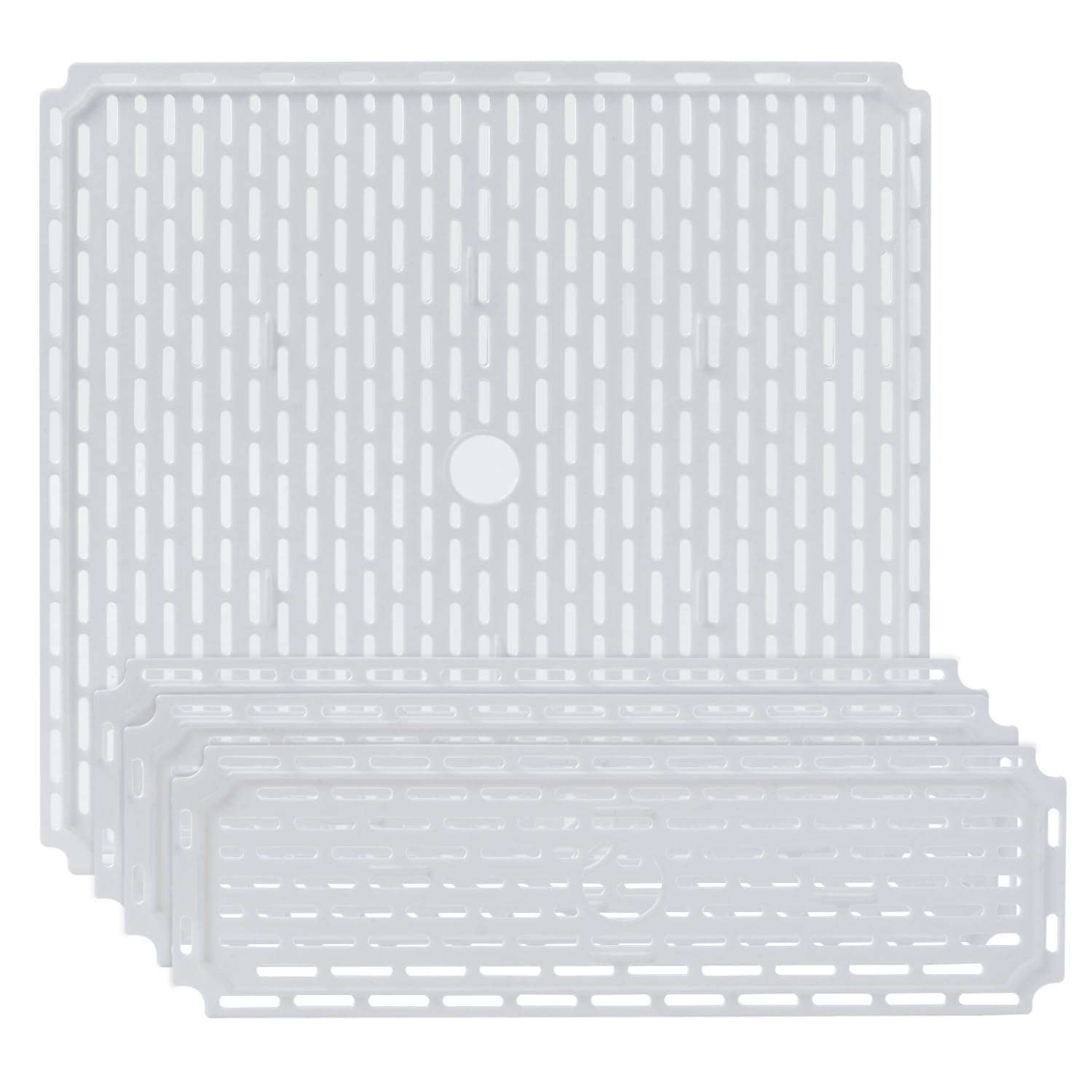 14er Set 10 Kühlschrank Organizer mit Deckel und 4 Abtropfbrett Durchsichtig Stapelbare Aufbewahrungsbox Kühlschrankbox für Küche behälter Aufbewahrung und Organisation