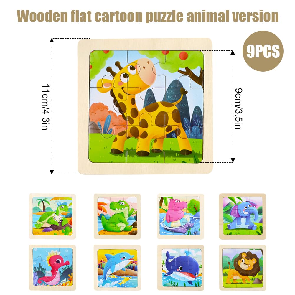 Wooden Jigsaw Puzzles for Kids 3 4 5 Year Old - Image 2