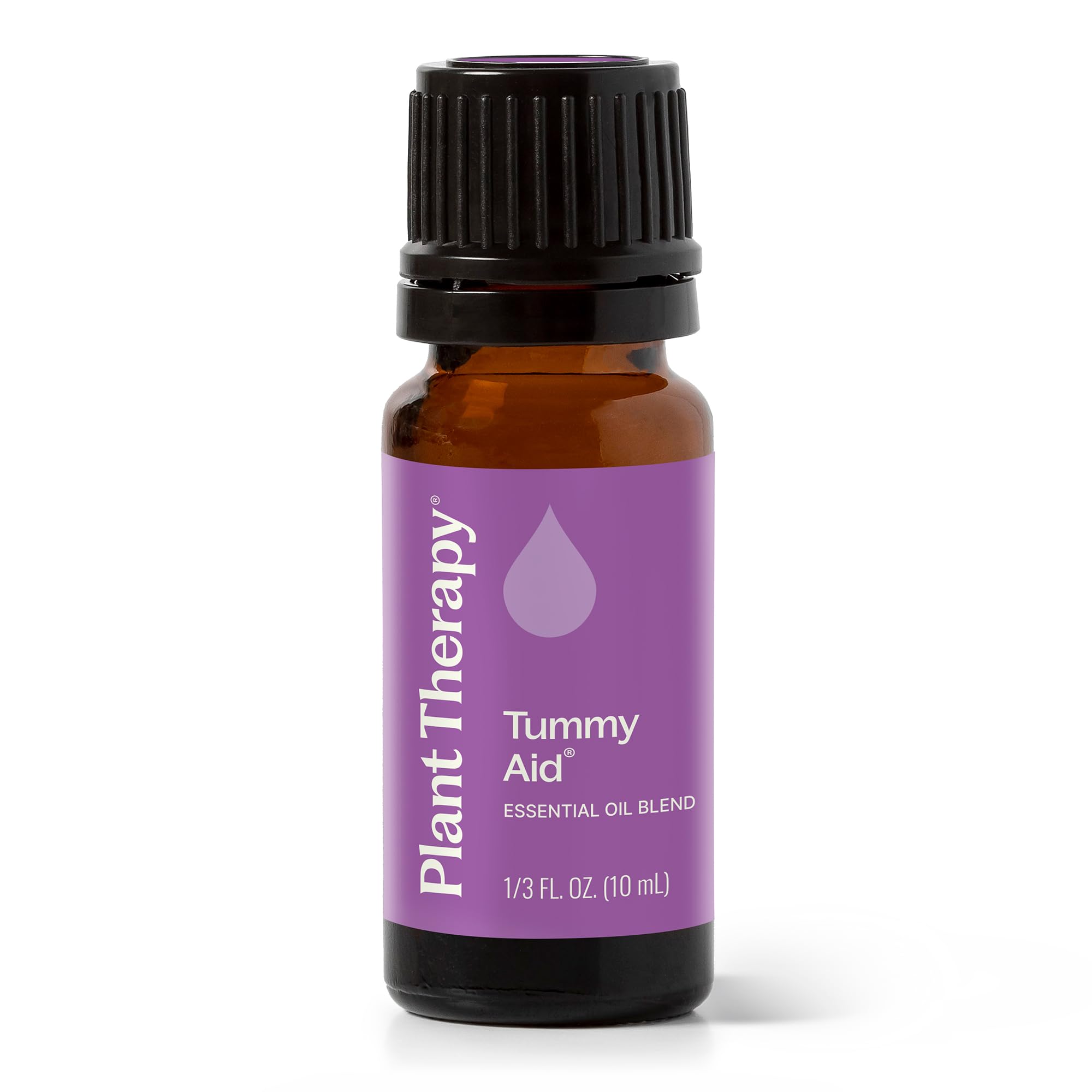 Plant Therapy Tummy Aid Synergy Essential Oil Blend. 100% Pure, Undiluted, Therapeutic Grade. Blend of: Dill Weed and Sweet Fennel. 10 ml (1/3 oz).