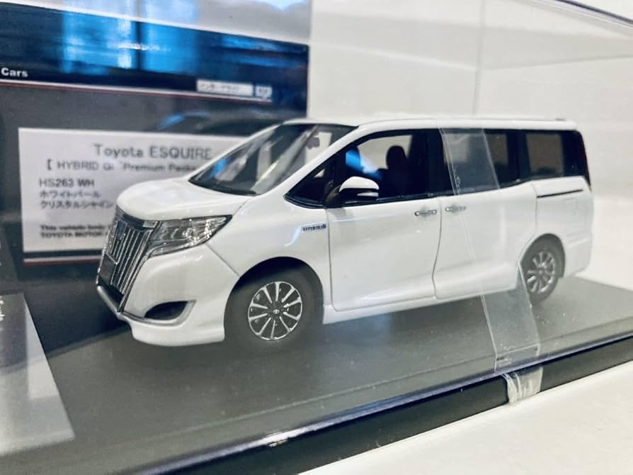 ハイストーリー エスクァイア ホワイトパール ミニカー 1/43 ミニカー ハイストーリー エスクァイア ホワイトパール ミニカー 1/43