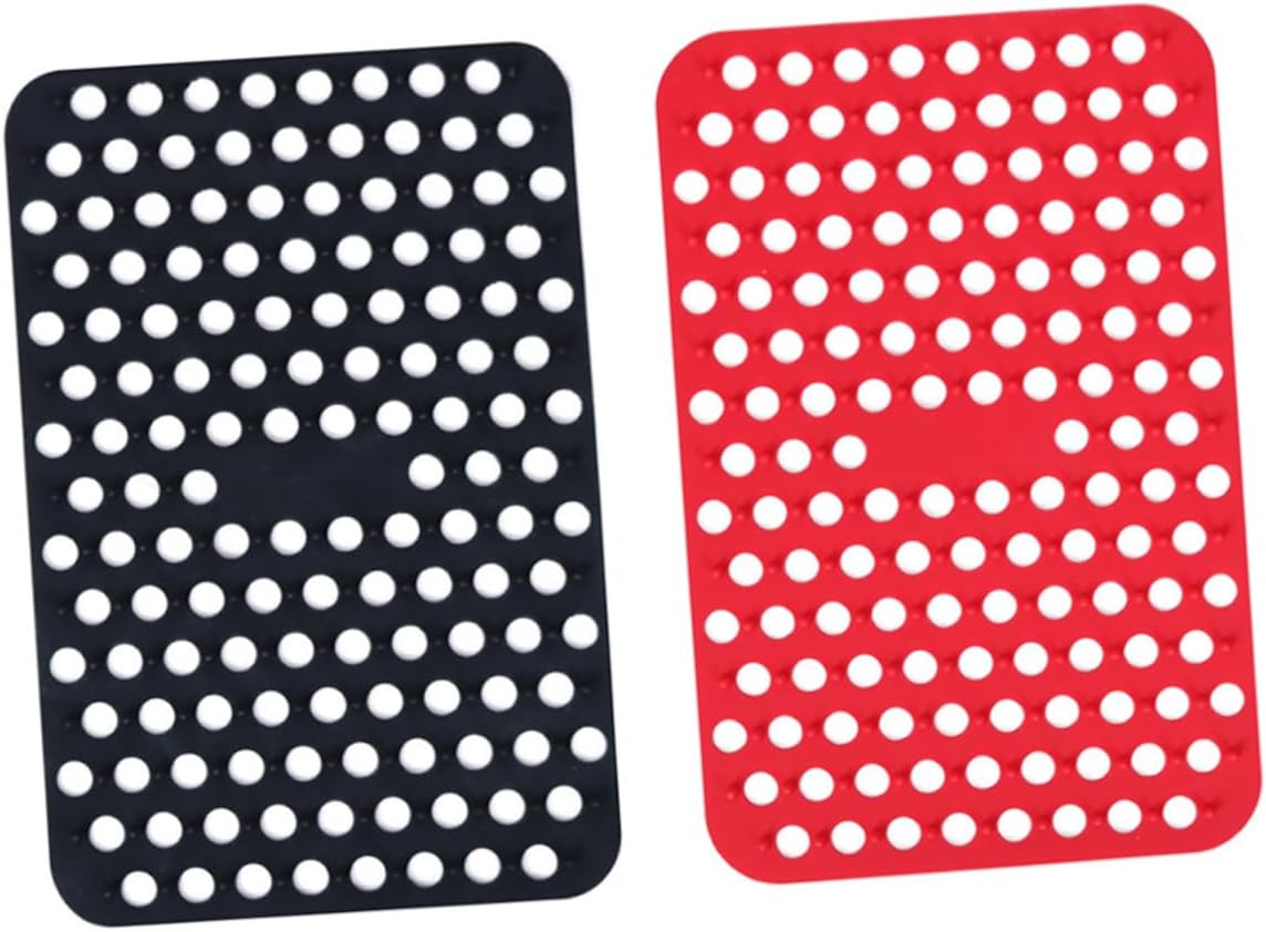 2Pcs Silicone Heat Resistant Liner for Air Fryer Steamer Non Stick Baking Mat for Even Heat Distribution for Dumplings Buns and Bread Rectangular 2Pcs Silicone Heat Resistant Liner for Air Fryer Steamer Non Stick Baking Mat for Even Heat Distribution for Dumplings Buns and Bread Rectangular