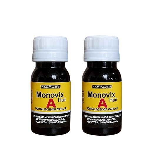 Kit 2 Tônico Capilar Monovix Hair A Maxlab Tratamento