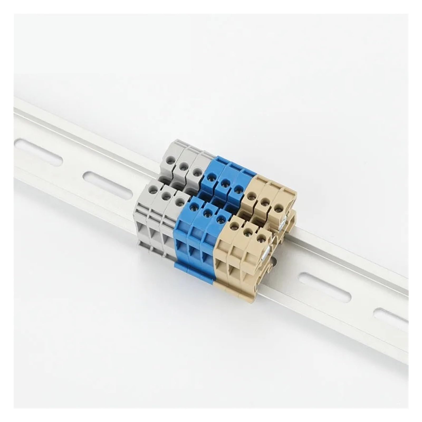 DIN-Schiene NS35-AL-1,5 Aluminium-DIN-Schiene, Dicke 1,5, Abstand 35 mm, Länge 20/30/40/50 cm, universelle Klemmenblockmontage(50CM)