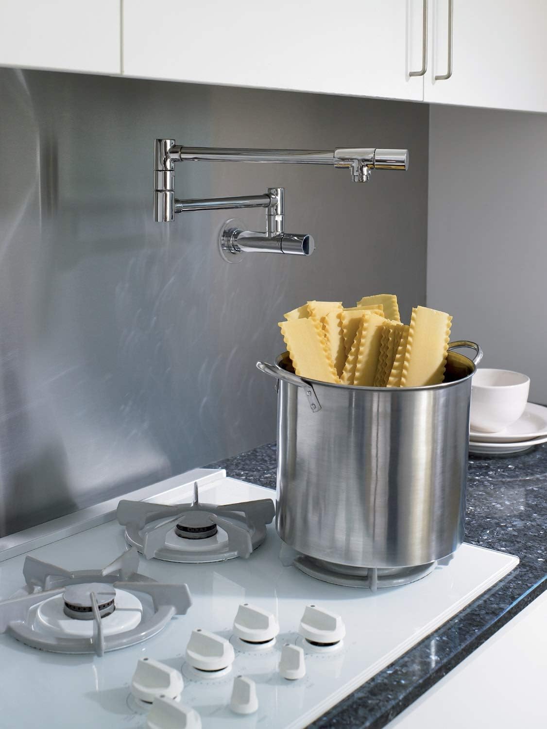 🔥 Cashback up to 70% hansgrohe 04059860 Allegro E 8-inch Tall 2-Handle Pot Filler with 360-Degree Swivel in Stainless Steel Optic 🛒 Flash Sale hansgrohe 04059860 Allegro E 8-inch Tall 2-Handle Pot Filler with 360-Degree Swivel in Stainless Steel Optic