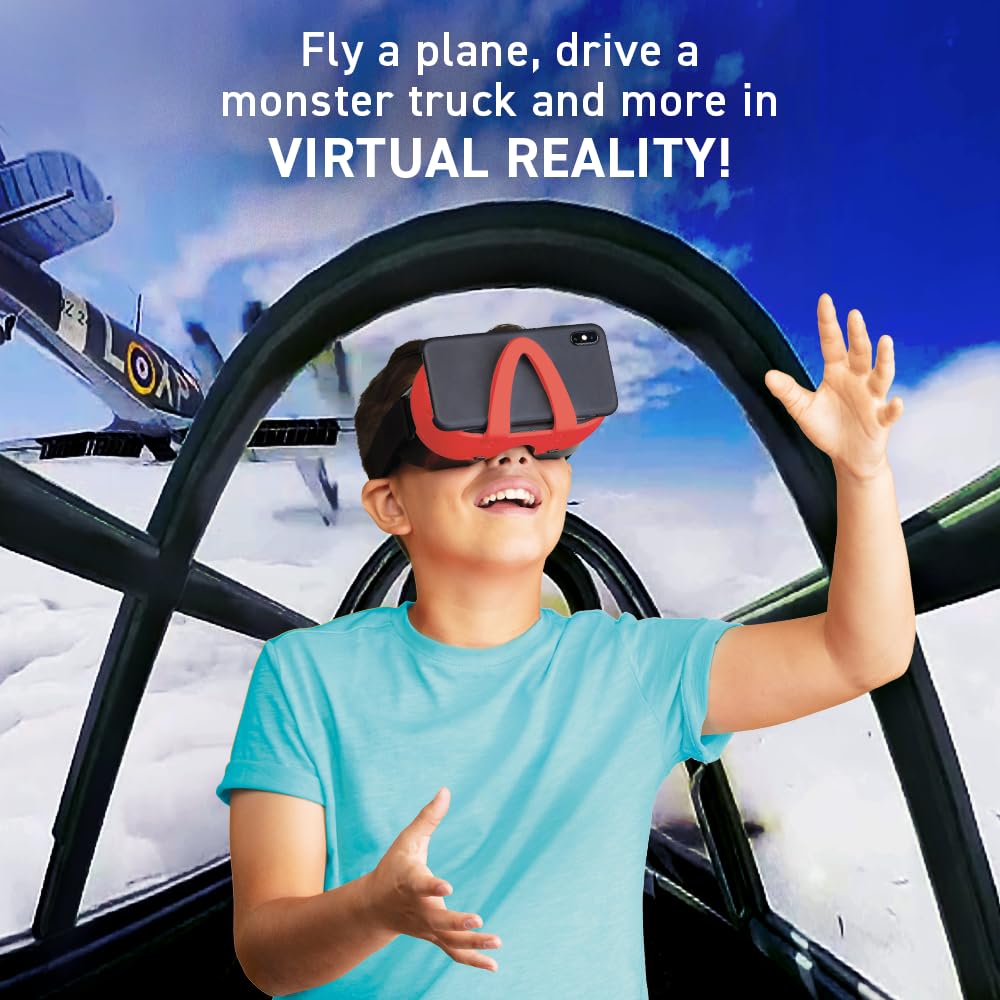Abacus Brands Virtual Reality Discovery Box Transport! - Illustrated Interactive VR Book and STEM Learning Activity Set - for Ages 8 and Up