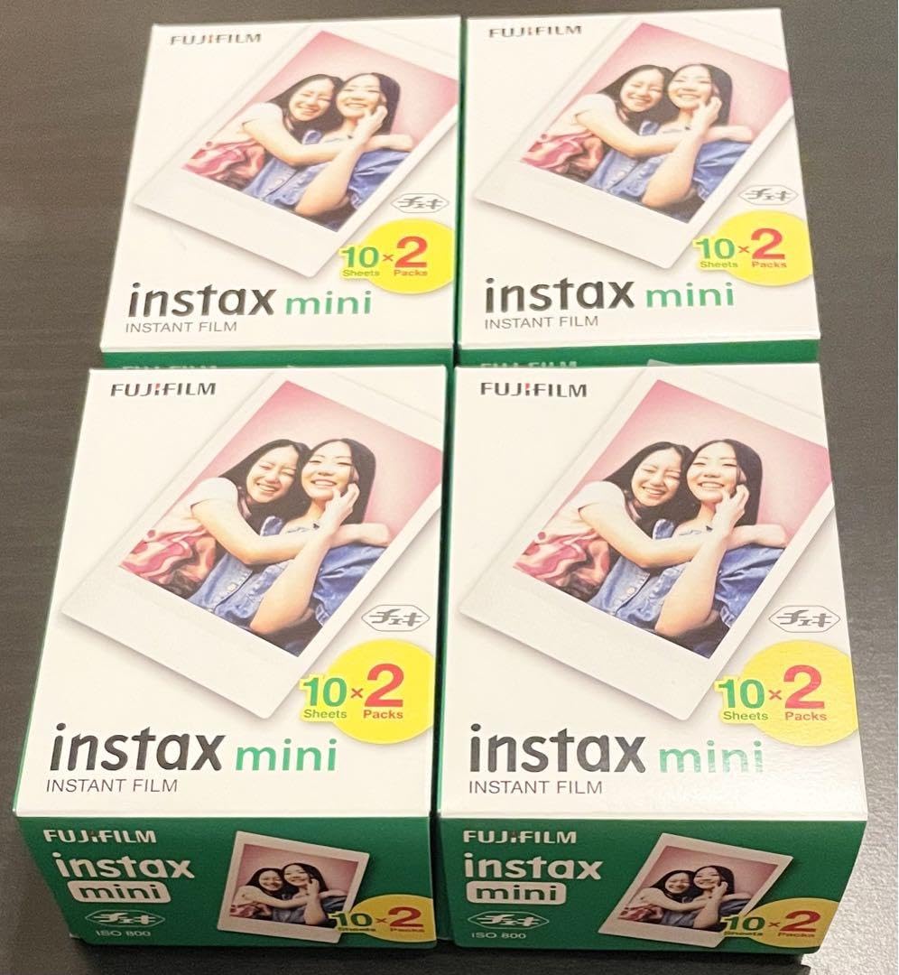 Amazon | 4個セット FUJIFILM インスタントカメラ チェキ用フィルム 20 