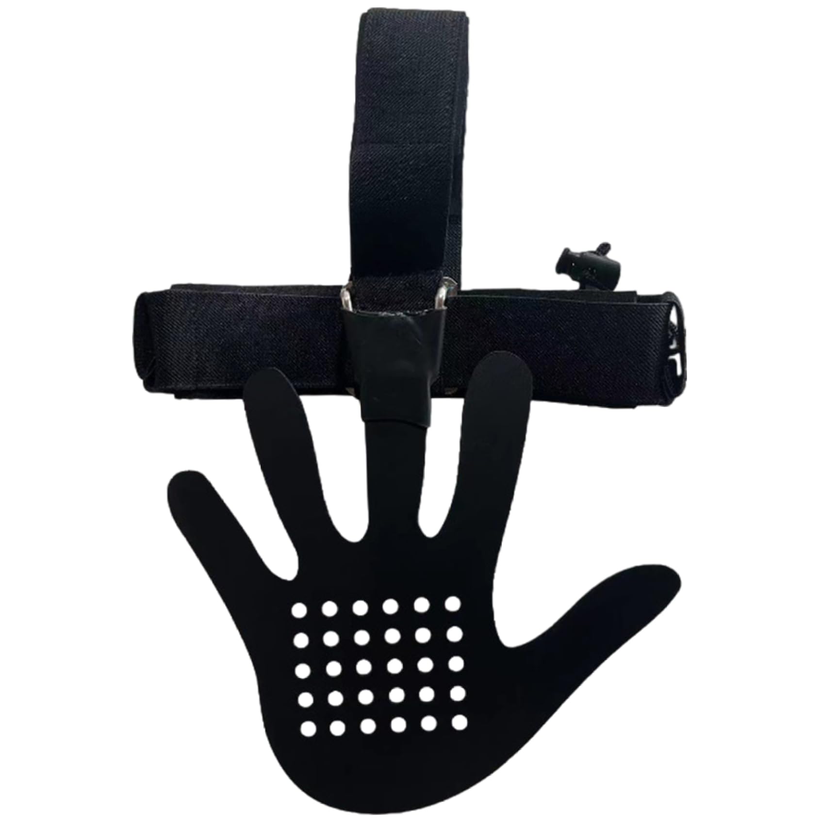 Mano in Faccia Maschera da Basket Regolabile Non Slip Leggera Traspirata per Allenamento
