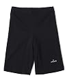 Jockey Girls' Slim Fit Sports Shorts (SG03-0105_Black_12)