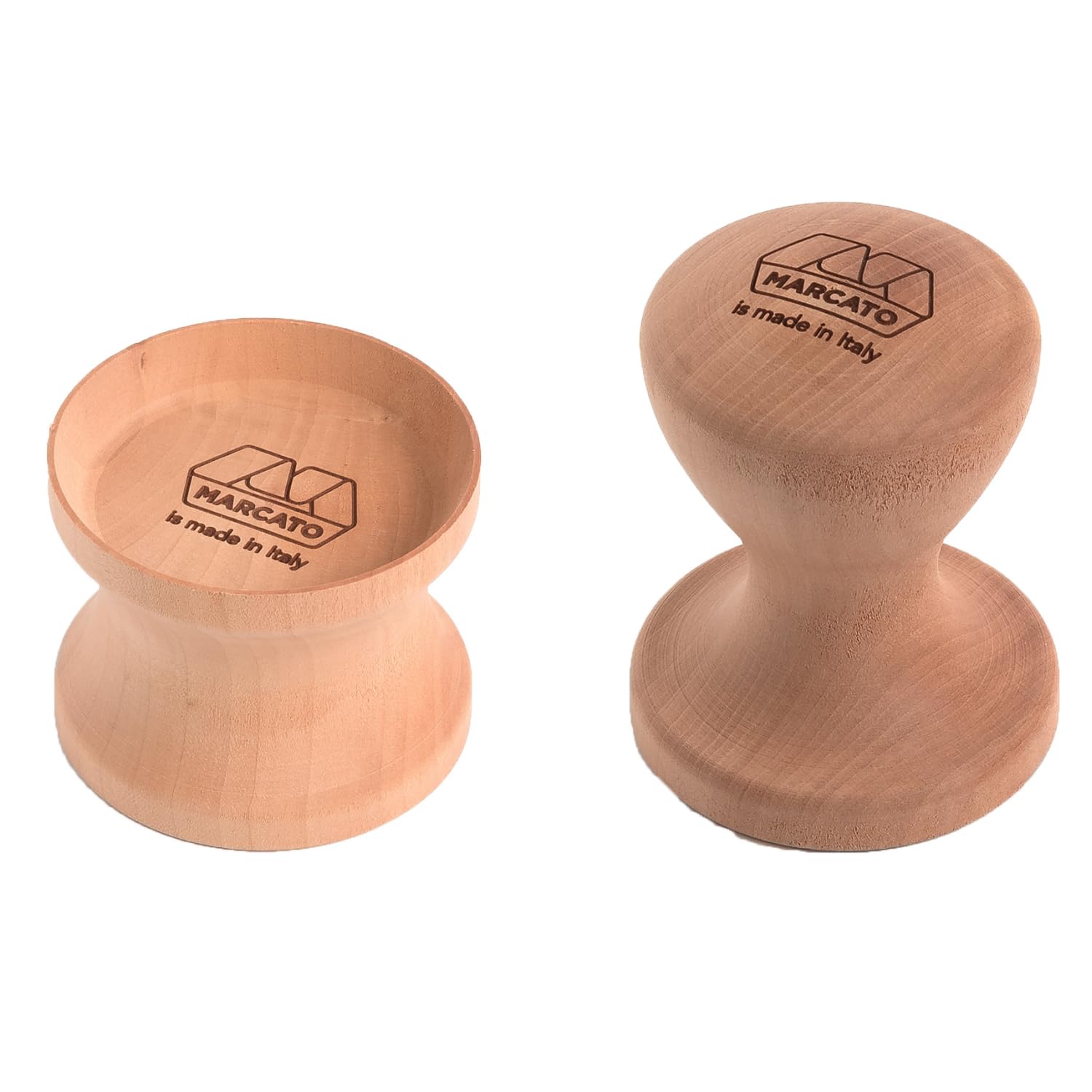 Marcato Corzetti Mold Kit, Frisches Pasta-Stempel, Schneideunterlage + Spiralenform + Lilienform, Massivholz, Hergestellt in Italien