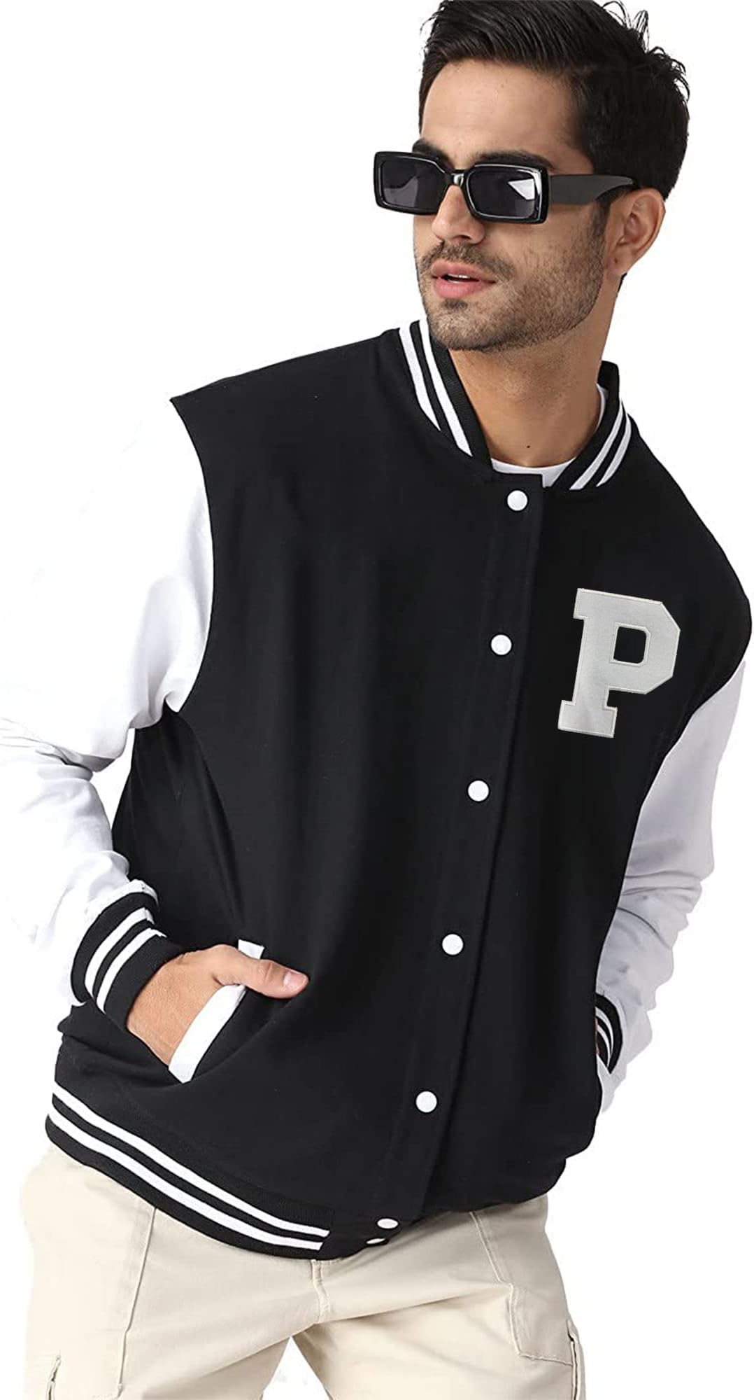 DROBE Lettermen Jacket For men/College Varsity Jacket for Men