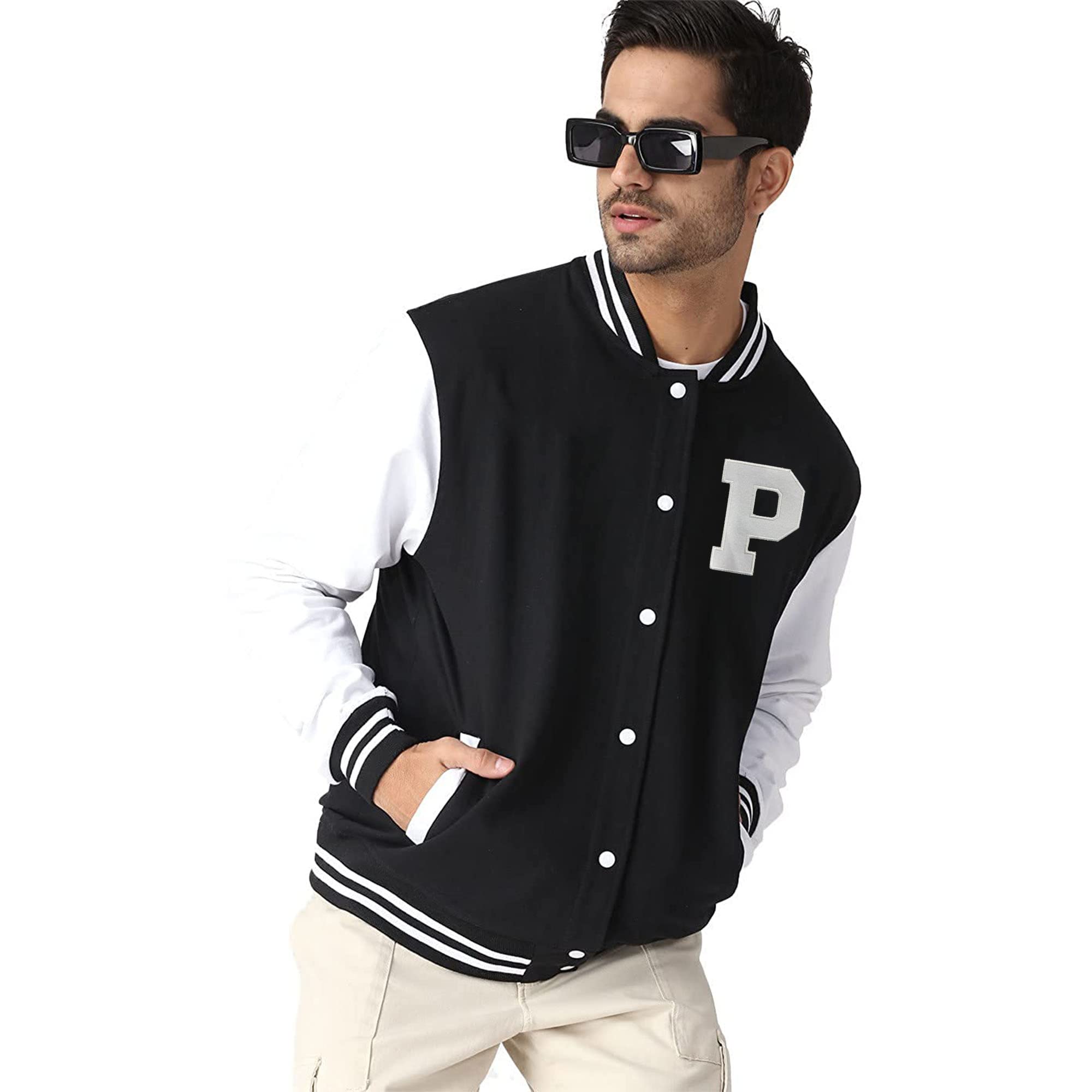 DROBE Lettermen Jacket For men/College Varsity Jacket for Men