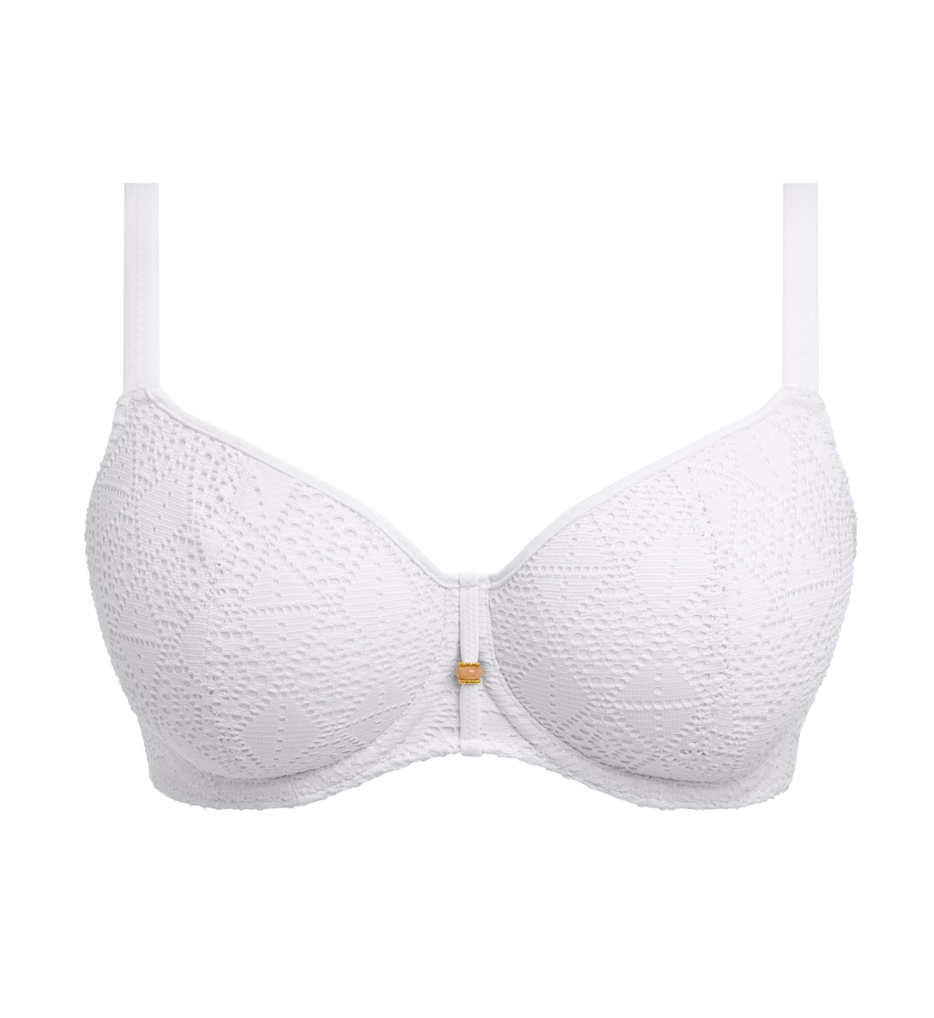 Freya Women's White/Opulent Garden Swim Nomad Nights Underwire Sweetheart Top Bikini, 32Dd