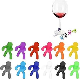 Khazna 12Pcs Drink Glasses Markers