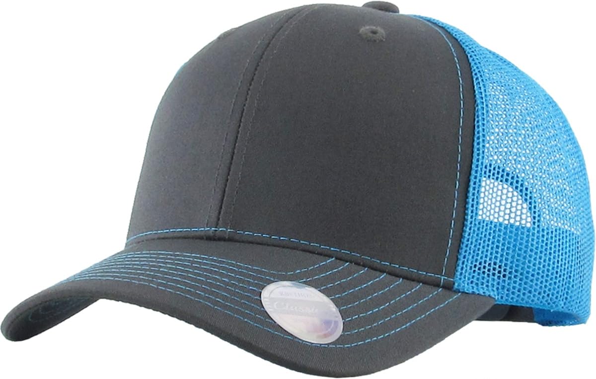 Classic 6 Panel Cotton Twill Mesh Trucker Cap Hat Adjustable Snapback Hat