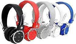 Fone de Ouvido Bluetooth Over-Ear, Som Hi-Fi, Dobrável, com Rádio FM, Entrada Micro SD, 8h de Autonomial