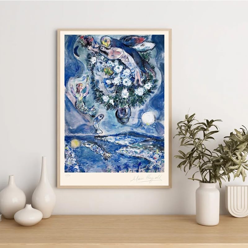 マルク シャガール リトグラフ 油絵 パステル画 絵画 水彩 Amazon.co