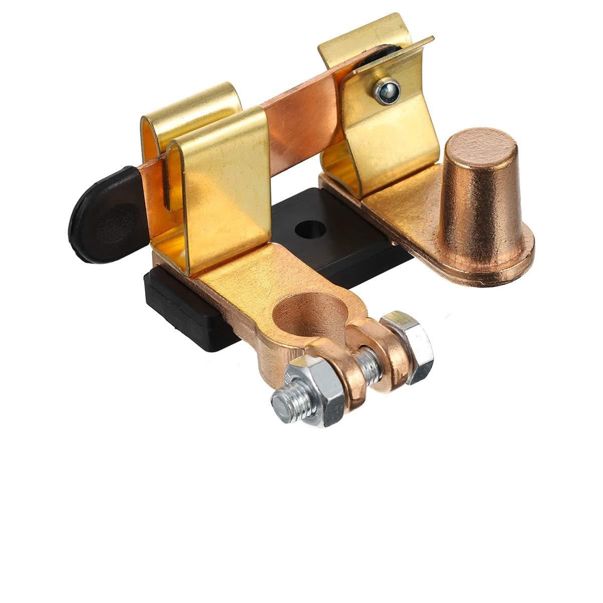 Vaguelly Battery Cutoff Switch for Car Boat Rv Knife Disconnect Switch for Power Supply Protection Prevents Electric Leakage Durable Easy to Control Suitable for Tractors Trucks