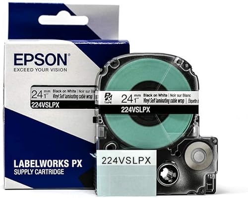 Miniatura 6 de LABELWORKS Paquete de etiquetado personalizado Car Guy - LW-PX900PCD Kit de etiquetado industrial, cartucho de cinta 211STBWPX - Cinta industrial