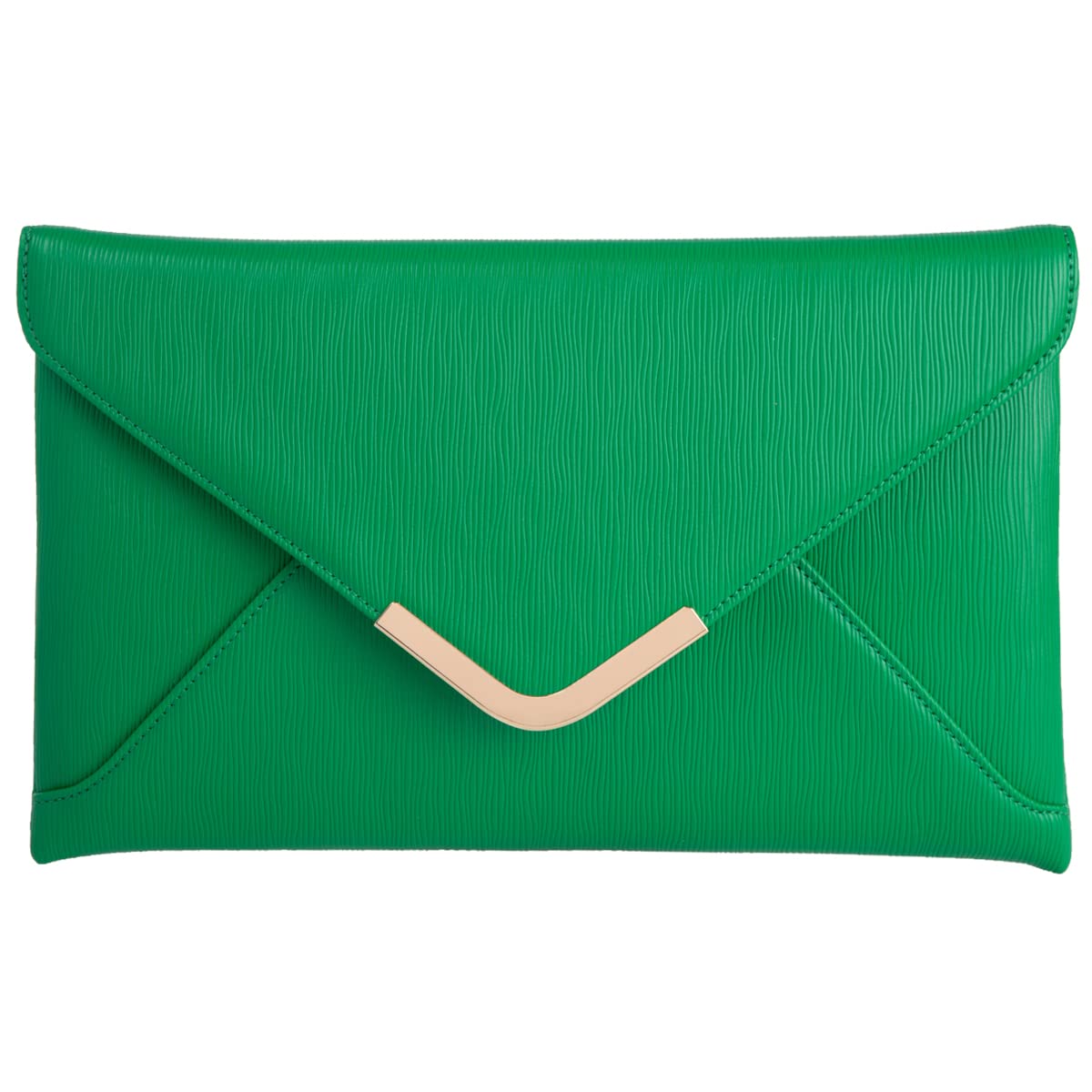 JNB Faux Leather Envelope Clutch Purse