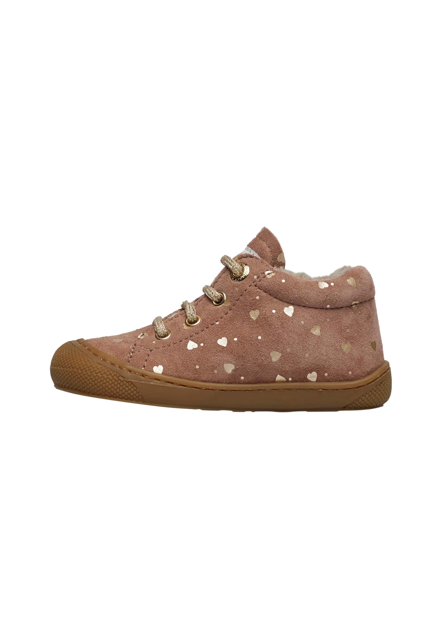 NATURINO Cocoon Suede First Steps Shoes, Powder Pink, 6.5 UK Child