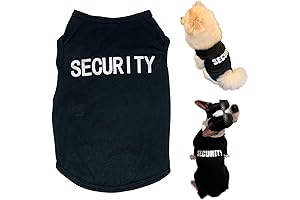 Dog Shirts Security Cat Apparel Costumes for Cosplay