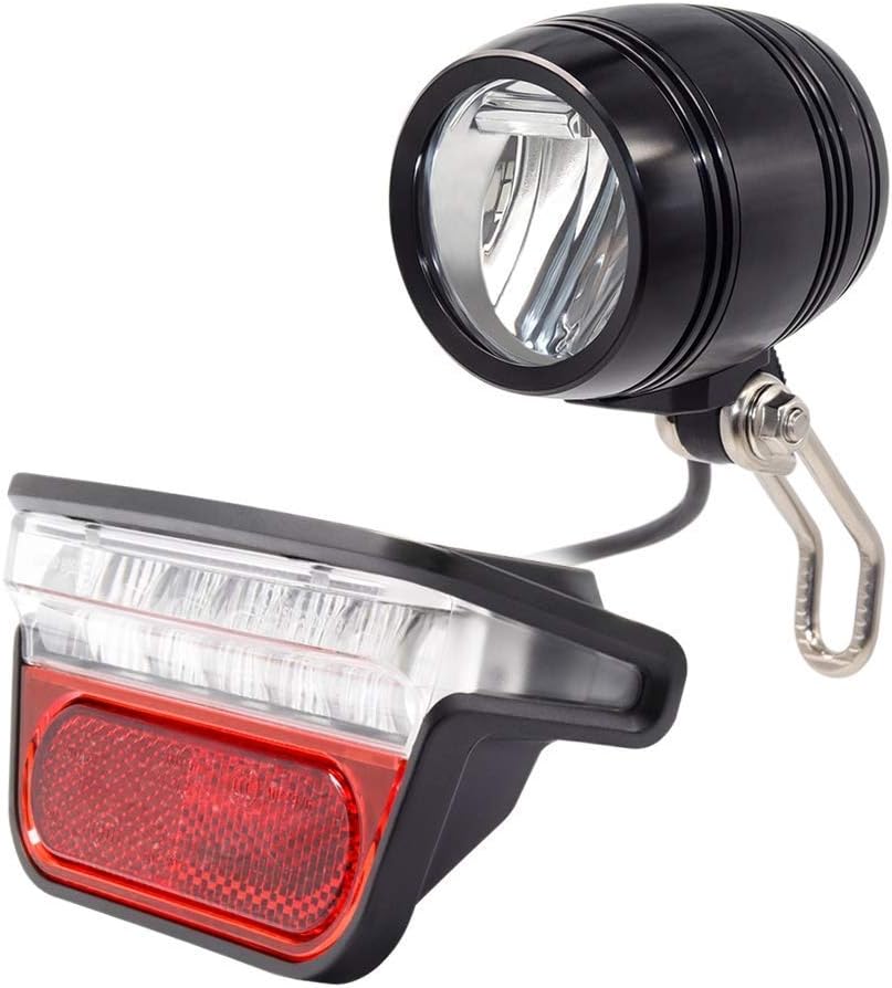 Electric Bike Light Front and Back, Rear Carrier Electric