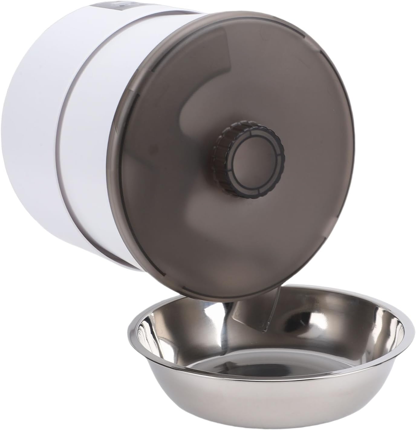 Automatic Cat Feeder, WiFi Automatic Pet Food Dispenser, Wall Mounted Design, Timing Feeding, Food Blocking Prevention, Large 4L Capacity for Cat and Small Dog