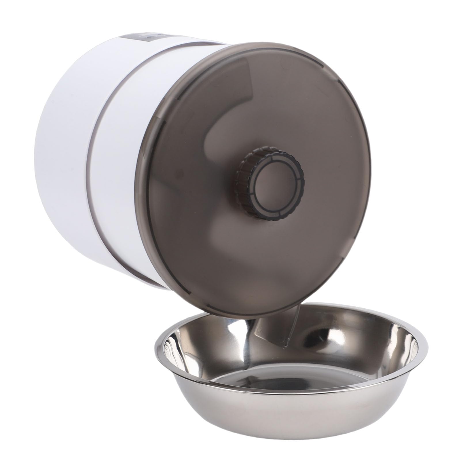 Dispensador de Comida para Gatos Timed de 4L, Alimentador de Mascotas Montado en la Pared Basado en la Nube para Gatos y Perros