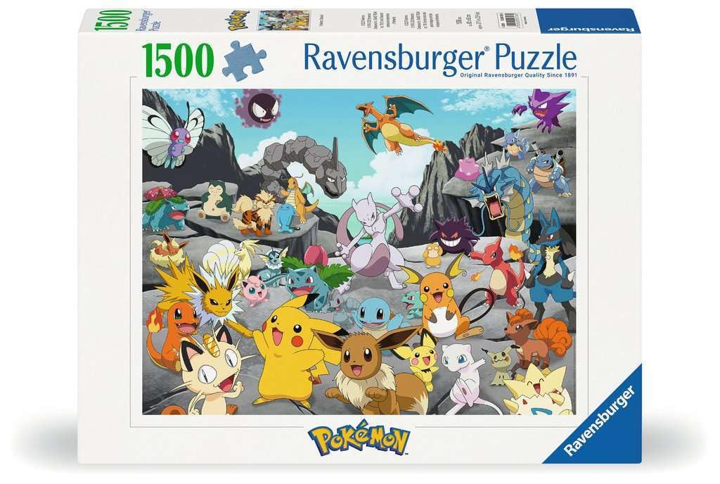 Amazon | Erwachsenenpuzzle 1500 Teile - Pokémon Classics