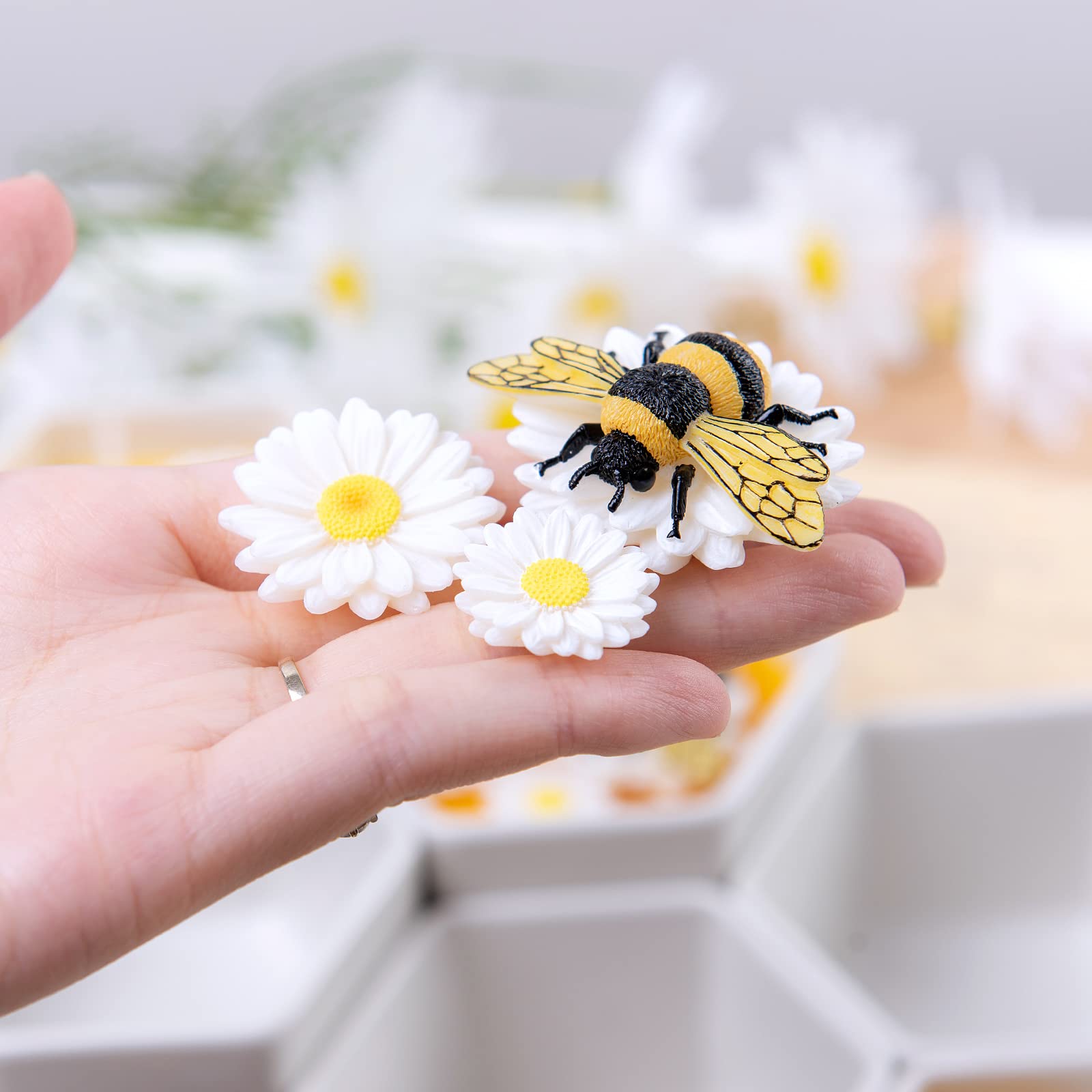 Duftkerze in Honigmilchschale, Soja-Kerze für Frühlingsgeschenk