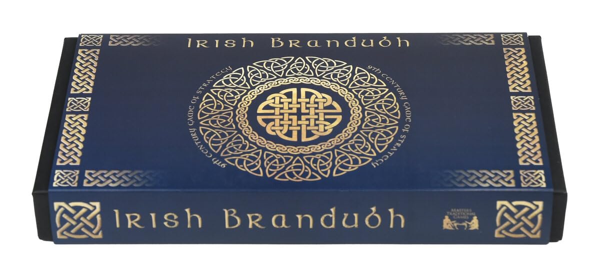 Masters Traditional Games Irish Brandubh (Cloth Board Game in Box)