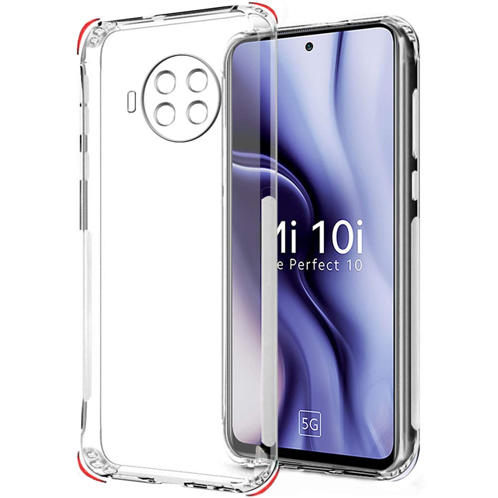 TheGiftKart Ultra Clear Slim Anti-Slip Grip Soft Silicone Back Cover Case with Complete Camera Protection & Anti-Dust Plugs Built-in for Xiaomi Mi 10i 5G (Transparent) (B08S59XQ9Z) Amazon Price History, Amazon Price Tracker