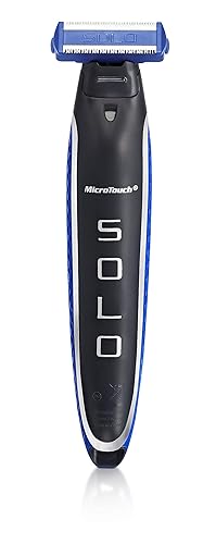 Micro Touch SOLO - Cortadora de pelo de cuerpo completo recargable para hombre afeitadora y peluquero color azul
