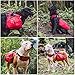 smartelf Dog Detachable Backpack Hound Saddlebag for Service Dog Travel Camping Hiking Training,Rucksack with 2 Removable Bags for Carrying Poop Bags and a Small First Aid Bag for Large Breeds L