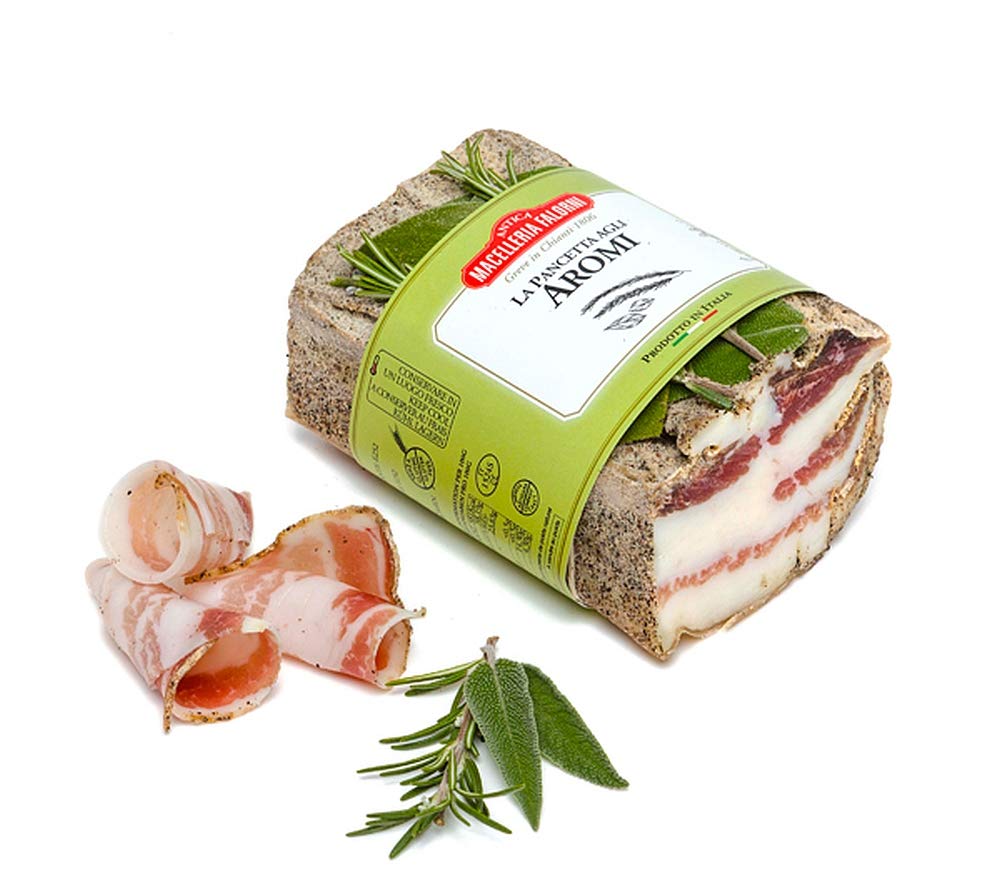 Macelleria Falorni Pancetta mit Kräutern ca. 420 gr
