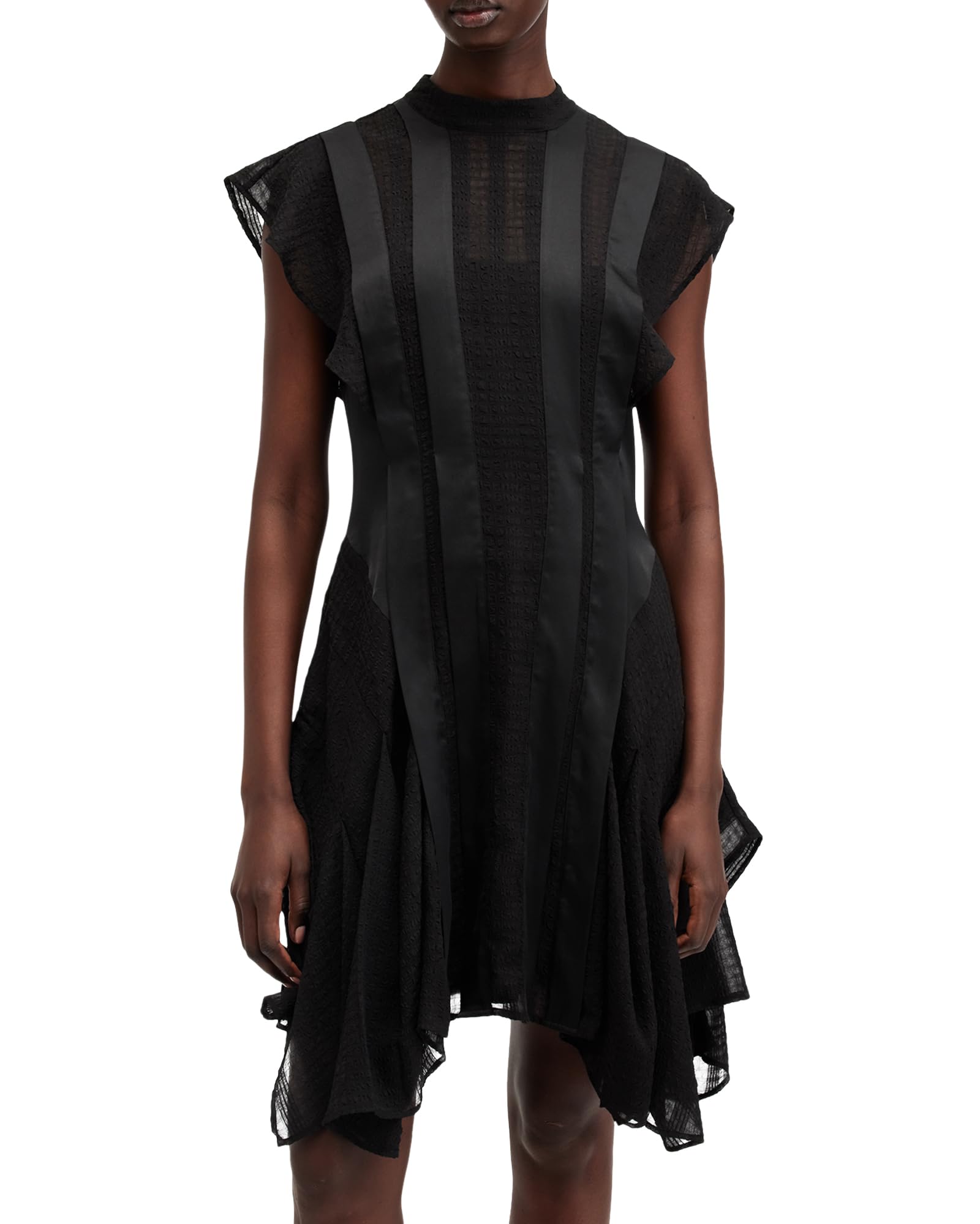 Allsaints Fleur Texture Dress Vestito Donna