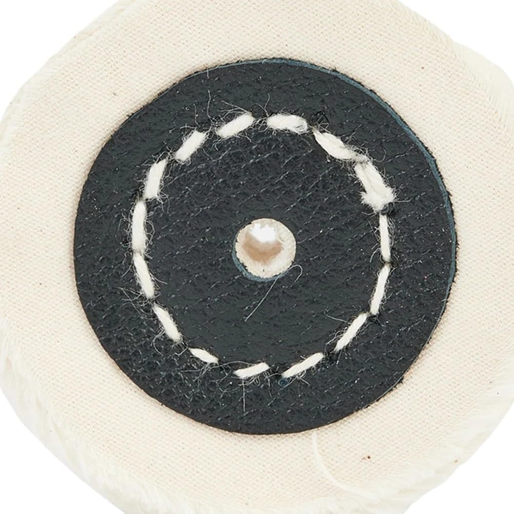 Baumwoll-Polierscheibe, Polierscheibe, weißes Fusseltuch, Schmuckspiegel-Pads, Durchmesser 50–150 mm(50mm)