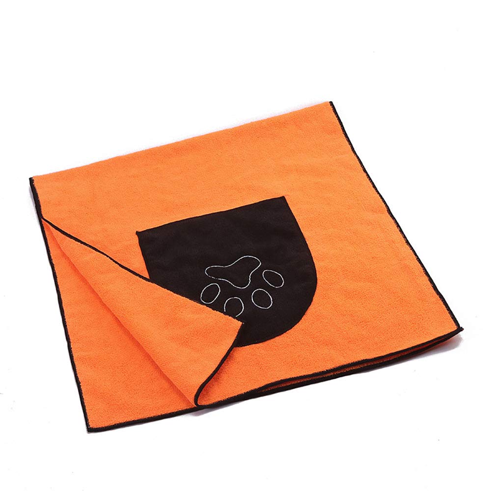 Serviette pour Chien Serviettes Absorbantes à Séchage Rapide Super Couverture de Peignoir pour Animaux de Compagnie en Microfibre Douce pour Chats