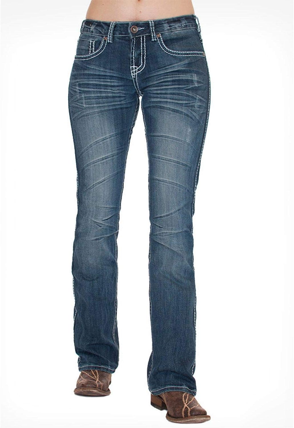 Cowgirl Tuff Women's Edgy Bootcut Jean - Jedgyj
