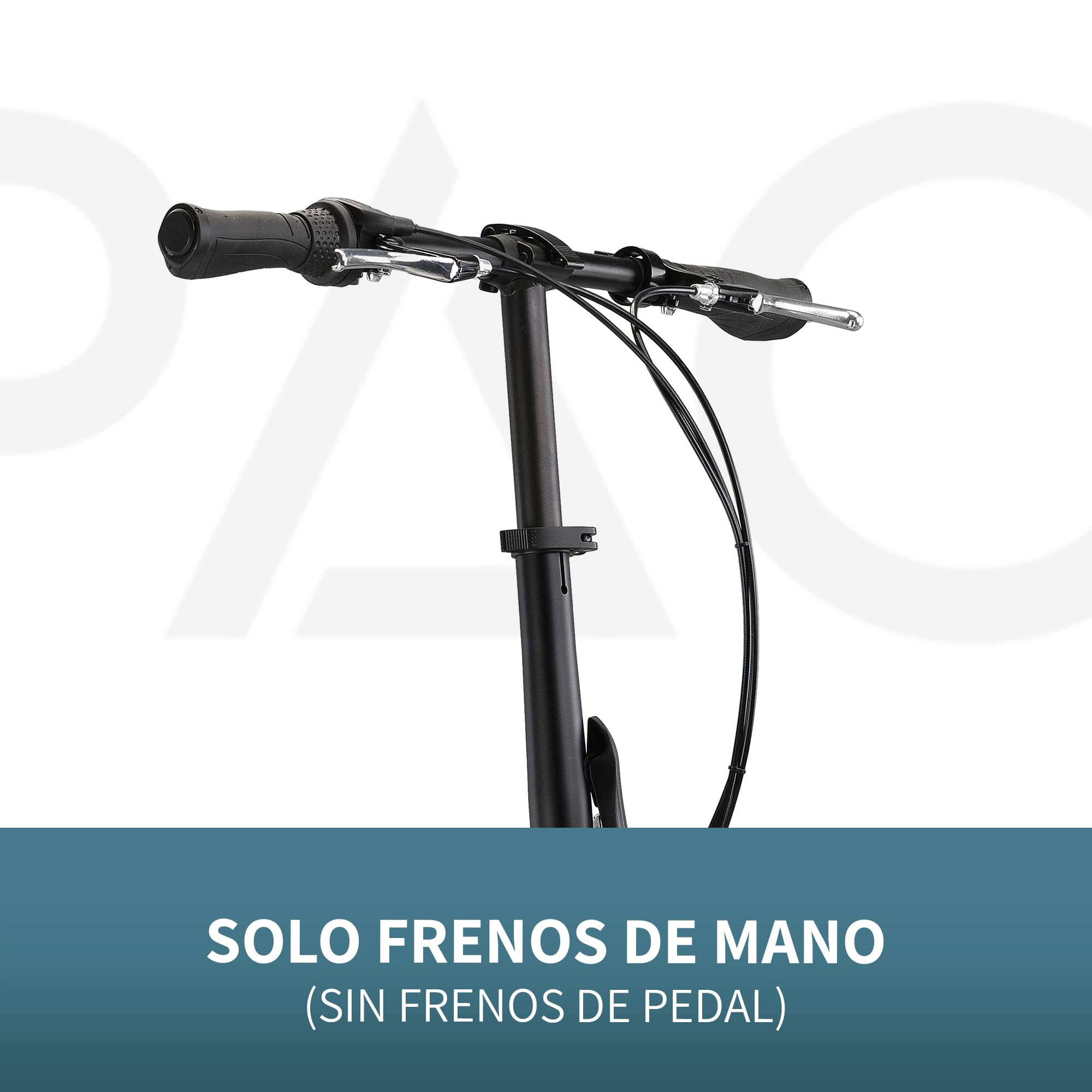 PACTO Seven Bicicleta Plegable - Bicicleta Holandesa - 27 cm Marco de Aluminio - 20 Pulgadas Llantas de Aluminio - 3 Engranajes Shimano Nexus - Frenos de Disco - Fácil de Plegar