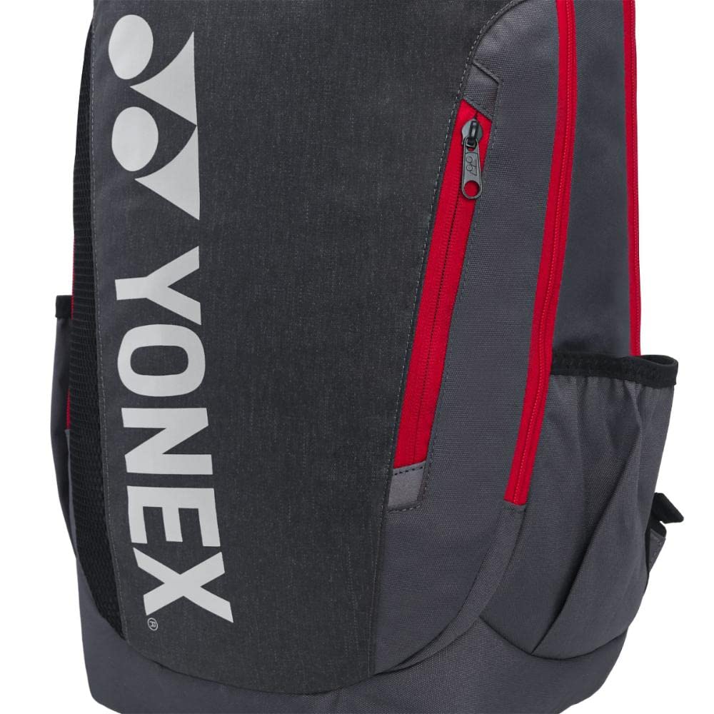 Yonex Team Backpack S Badminton Squash Tennis Grey/Red