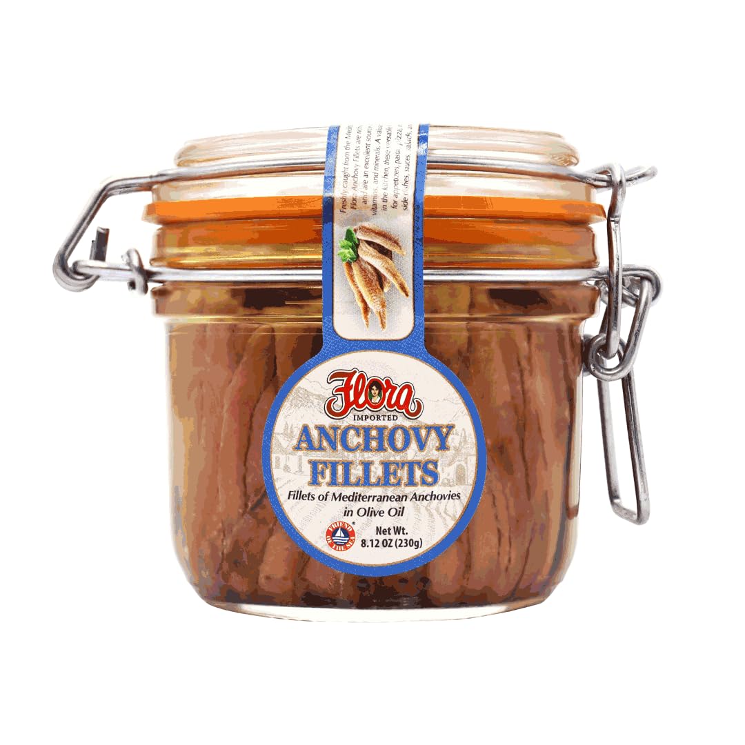 Flora Fine Foods Anchovy Fillets In Olive Oil (8.12oz)